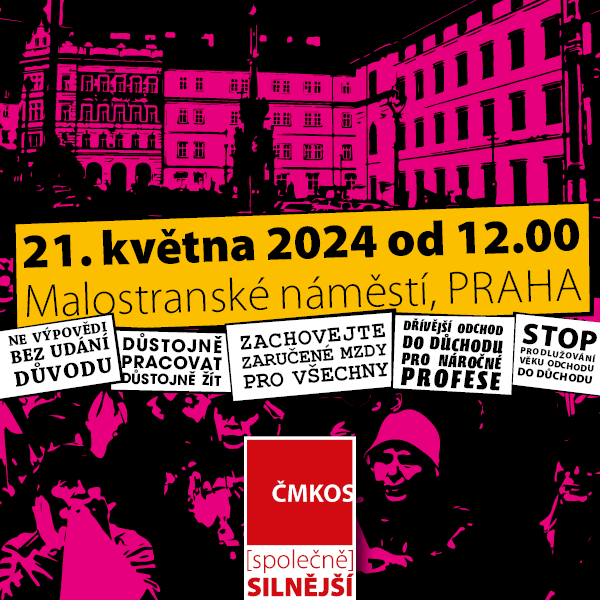 ZRUŠENO – Protestní akce 21.5.2024